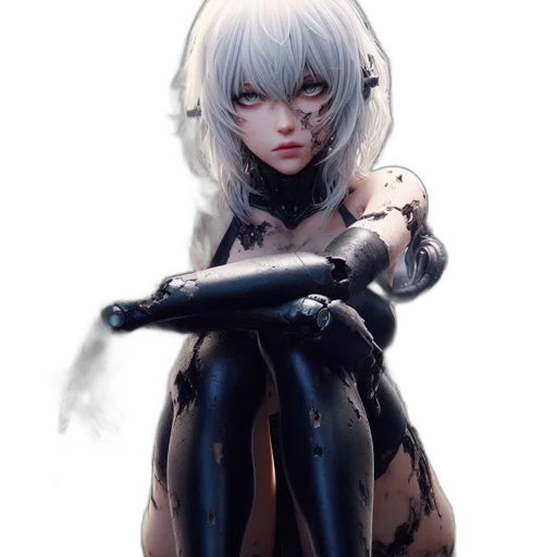 weapon, robot, creature, face transparent PNG cut-out