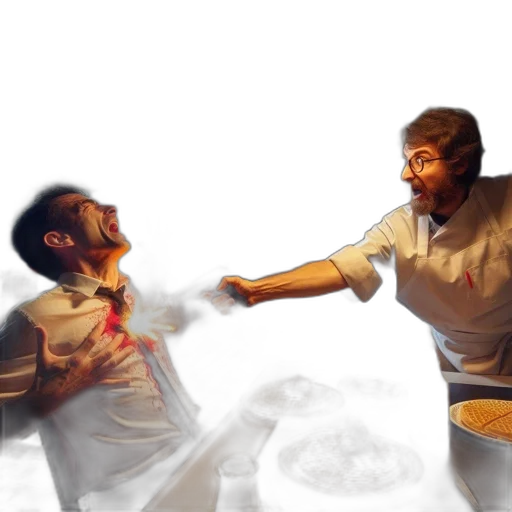 food, concept art, photorealistic, 3d render transparent PNG cut-out