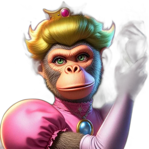 animal, crown, face, creature transparent PNG cut-out