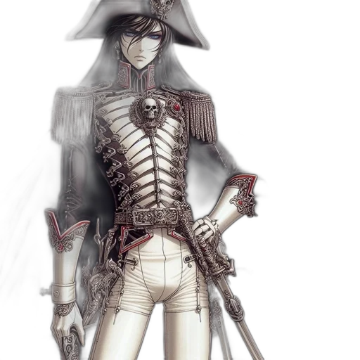 weapon, sword, staff, jacket transparent PNG cut-out
