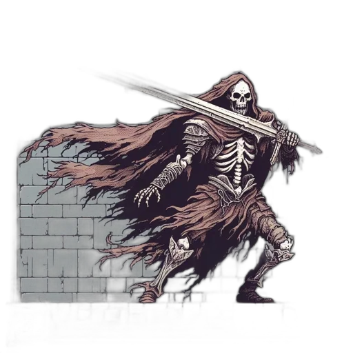 sword, staff, weapon, creature transparent PNG cut-out
