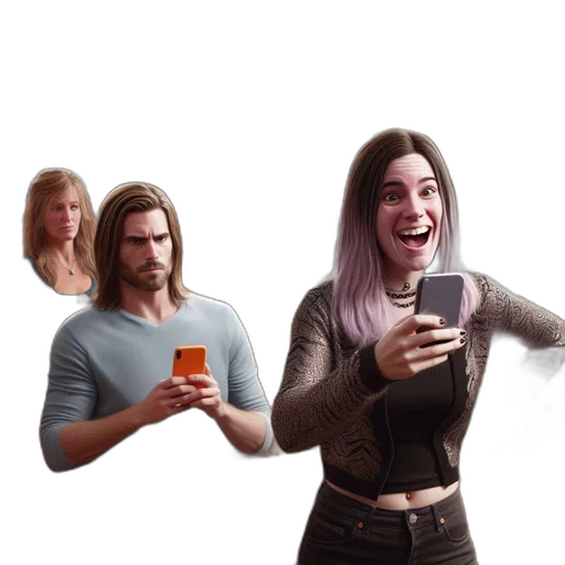 bottle, hair, face, robot transparent PNG cut-out