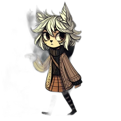 staff, mask, jacket, creature transparent PNG cut-out