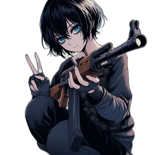 weapon, jacket, staff, animal transparent PNG cut-out