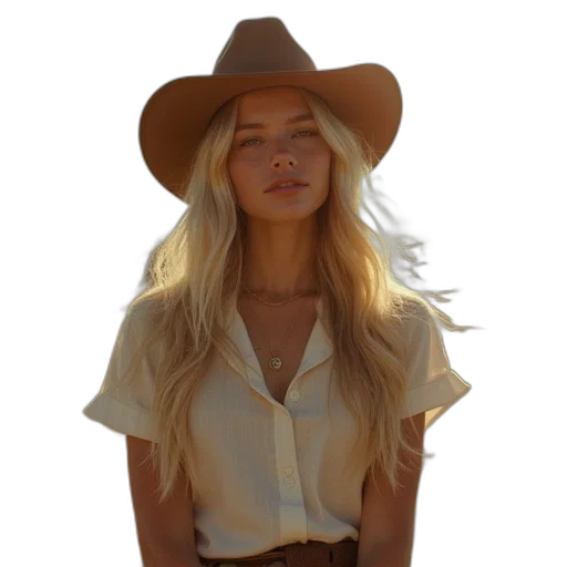 hat, face, jewelry, staff transparent PNG cut-out