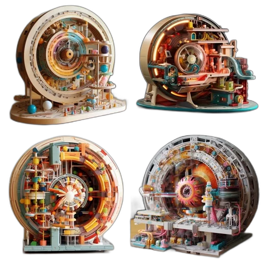 3d render, concept art, image, minutely transparent PNG cut-out