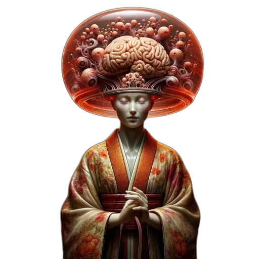 crown, hat, face, concept art transparent PNG cut-out