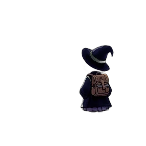 hat, jacket, staff, dress transparent PNG cut-out