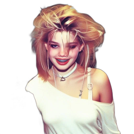 hair, face, jewelry, mask transparent PNG cut-out