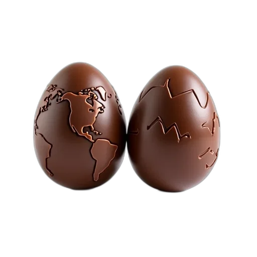 food, two, chocolate, easter transparent PNG cut-out