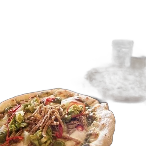 food, umbrella, crown, 3d render transparent PNG cut-out