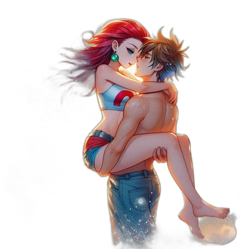 watercolor, comic book art, concept art, fantasy art transparent PNG cut-out