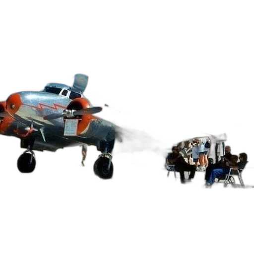 3d render, concept art, silver, airplane transparent PNG cut-out