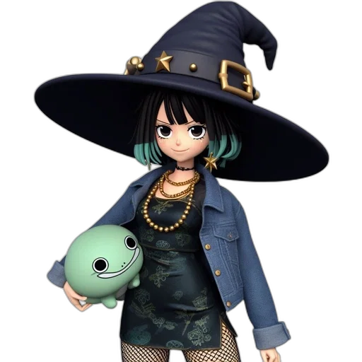 hat, staff, dragon, creature transparent PNG cut-out
