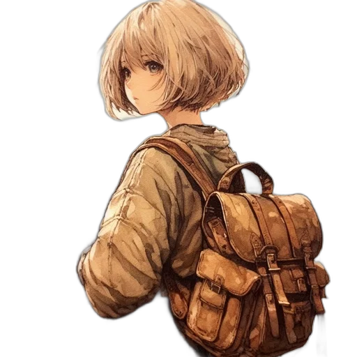 jacket, weapon, face, staff transparent PNG cut-out
