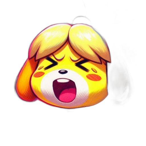 staff, face, anime, cartoon transparent PNG cut-out