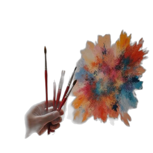 umbrella, staff, flower, weapon transparent PNG cut-out