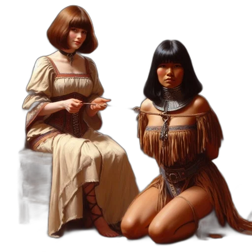 concept art, fantasy art, oil painting, photorealistic transparent PNG cut-out
