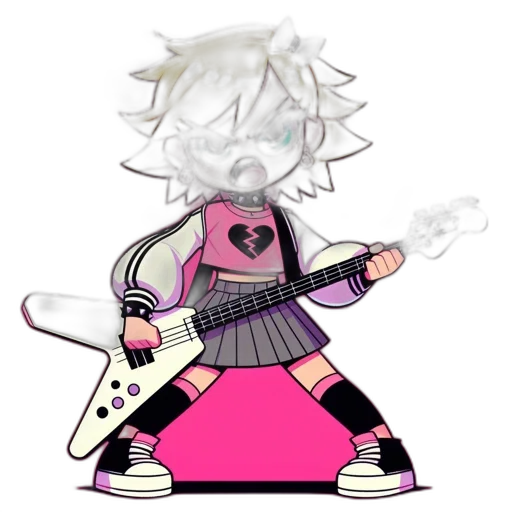 weapon, staff, jacket, mask transparent PNG cut-out