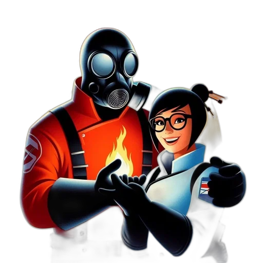 staff, robot, jacket, concept art transparent PNG cut-out