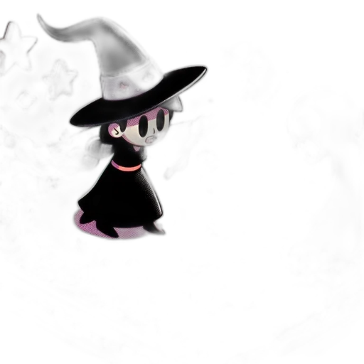 hat, staff, mask, creature transparent PNG cut-out
