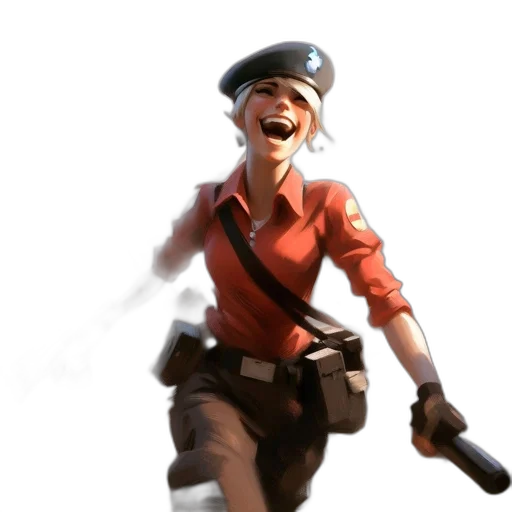 staff, weapon, hat, face transparent PNG cut-out