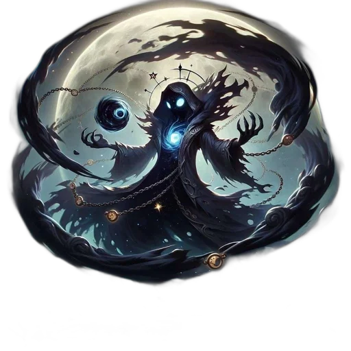 mask, creature, dragon, staff transparent PNG cut-out