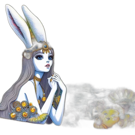 fantasy art, concept art, pixel art, watercolor transparent PNG cut-out
