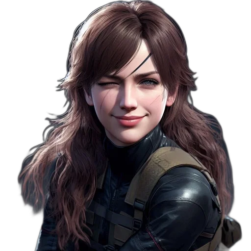 face, jacket, weapon, staff transparent PNG cut-out