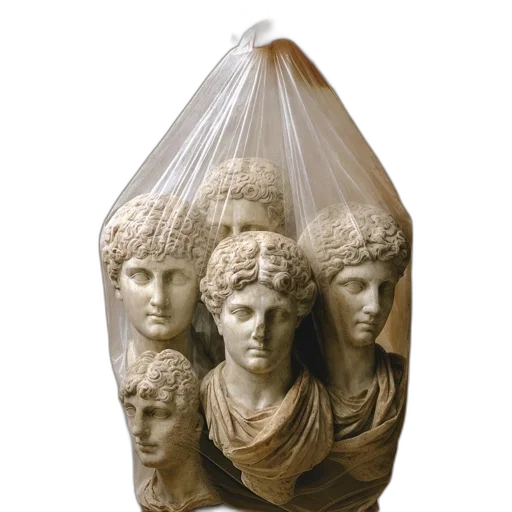 bottle, mask, crown, face transparent PNG cut-out