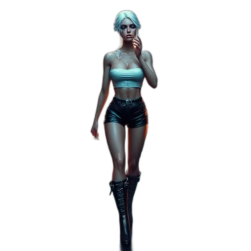 staff, robot, dress, concept art transparent PNG cut-out