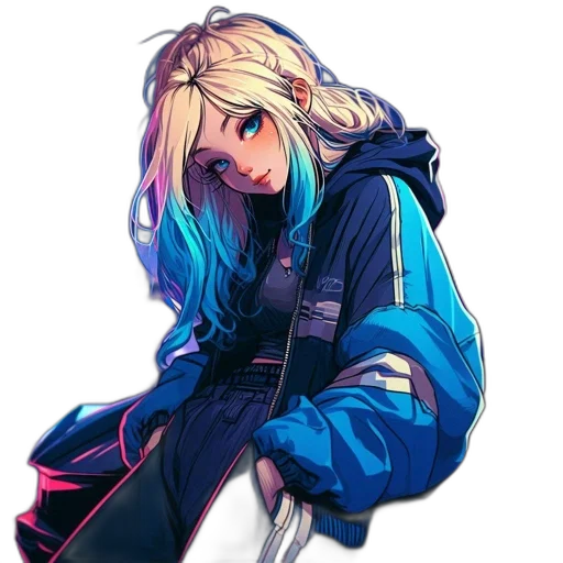 jacket, staff, face, weapon transparent PNG cut-out