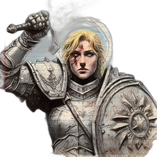 sword, weapon, face, staff transparent PNG cut-out