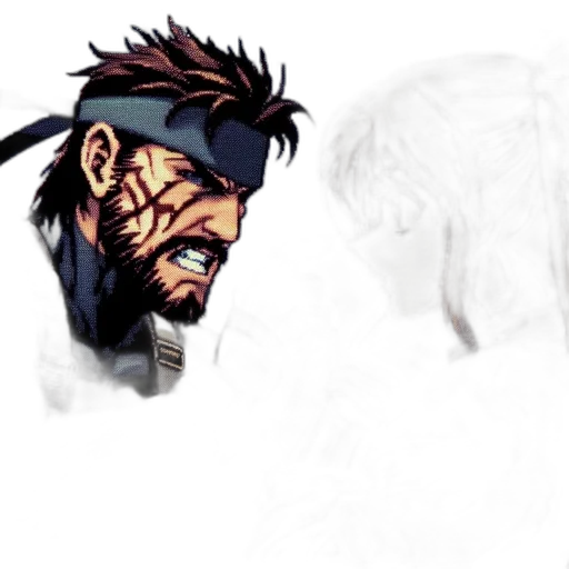 concept art, comic book art, pixel art, cyberpunk transparent PNG cut-out