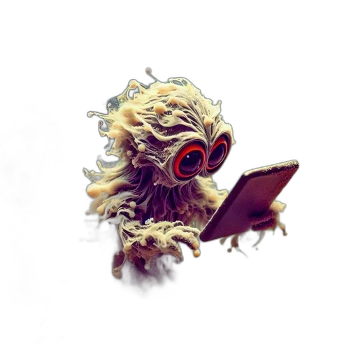 creature, mask, robot, staff transparent PNG cut-out