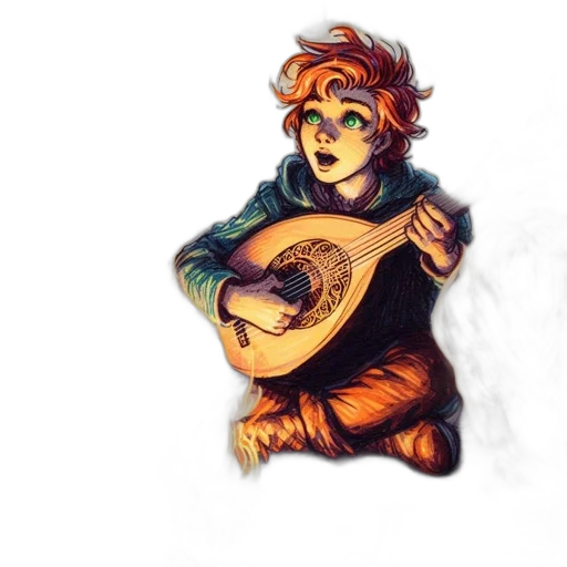 mask, fantasy art, watercolor, concept art transparent PNG cut-out