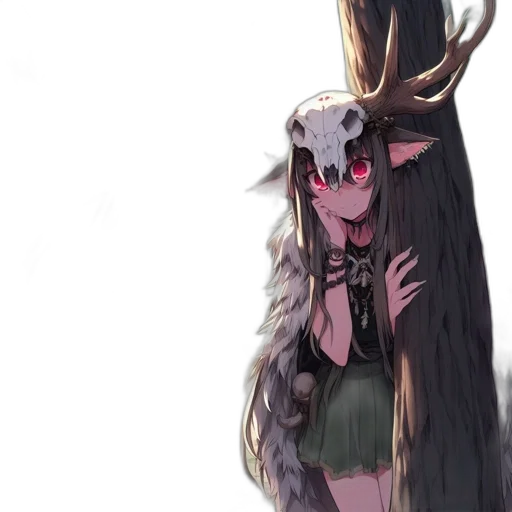 creature, mask, animal, hair transparent PNG cut-out
