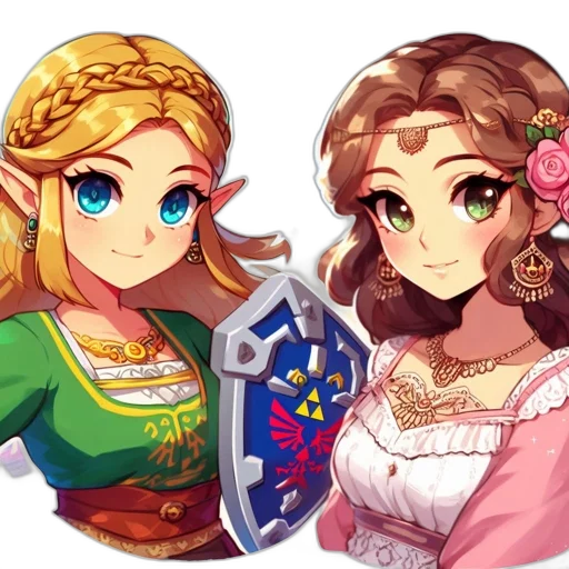 crown, jewelry, dress, pixel art transparent PNG cut-out