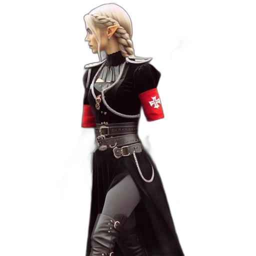 staff, sword, jacket, concept art transparent PNG cut-out