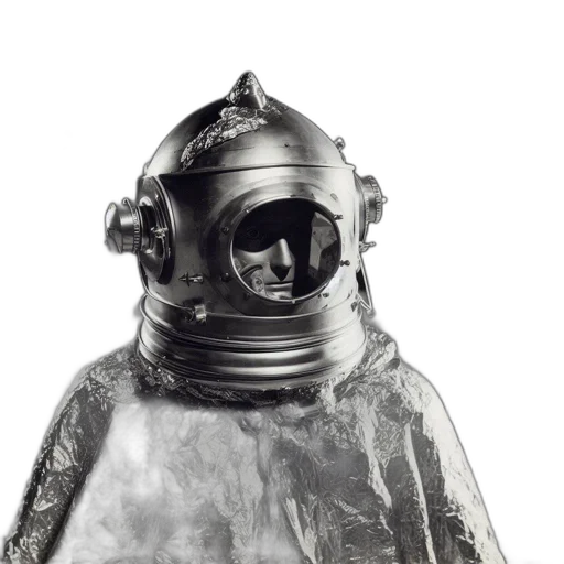 mask, robot, jacket, dress transparent PNG cut-out