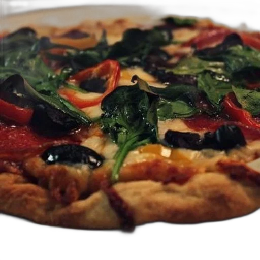 food, 3d render, delicious-looking, pizza transparent PNG cut-out