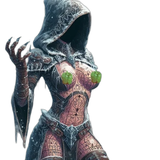 dress, weapon, robot, creature transparent PNG cut-out