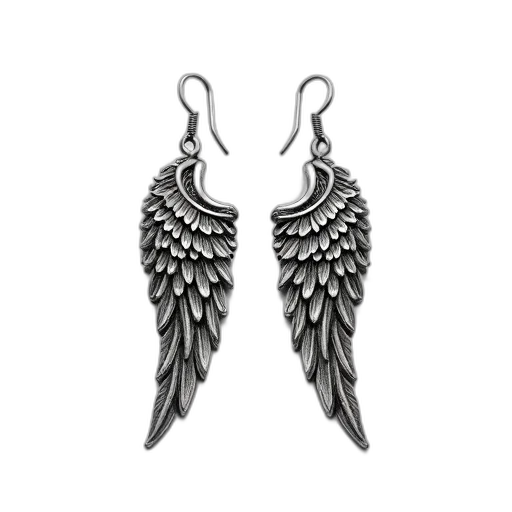 jewelry, fantasy art, pair, silver transparent PNG cut-out