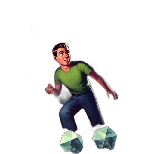 robot, staff, jacket, weapon transparent PNG cut-out