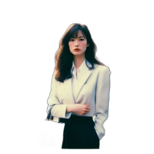 jacket, staff, dress, face transparent PNG cut-out