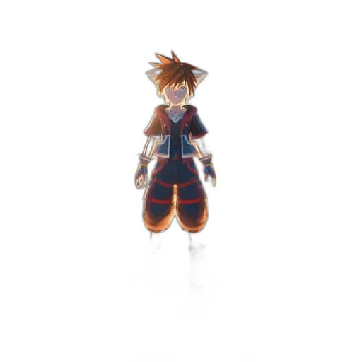 robot, creature, jacket, staff transparent PNG cut-out