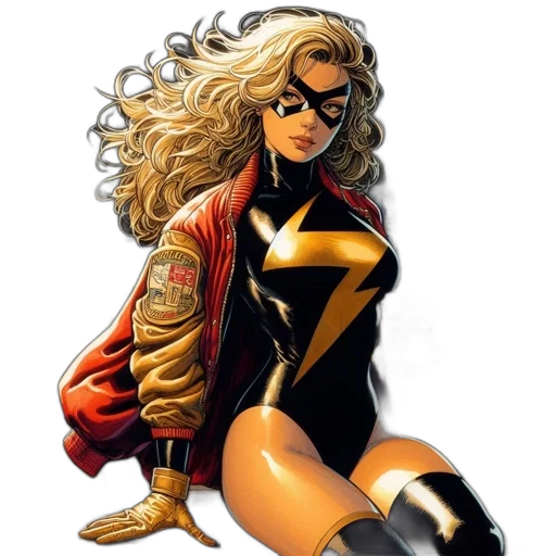 comic book art, concept art, cartoon, golden transparent PNG cut-out