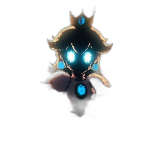 crown, staff, robot, creature transparent PNG cut-out
