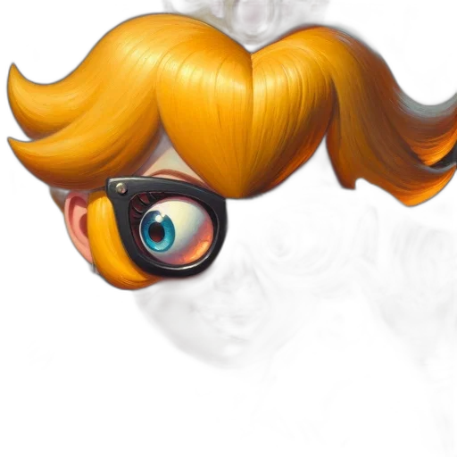 hair, mask, staff, face transparent PNG cut-out