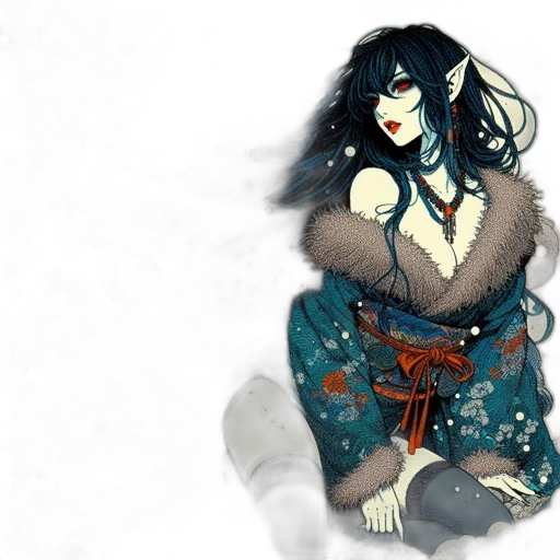 dress, fantasy art, concept art, watercolor transparent PNG cut-out